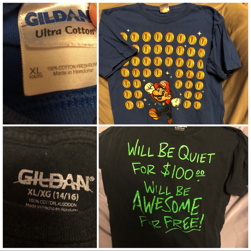 2 boys size XL t-Shirts